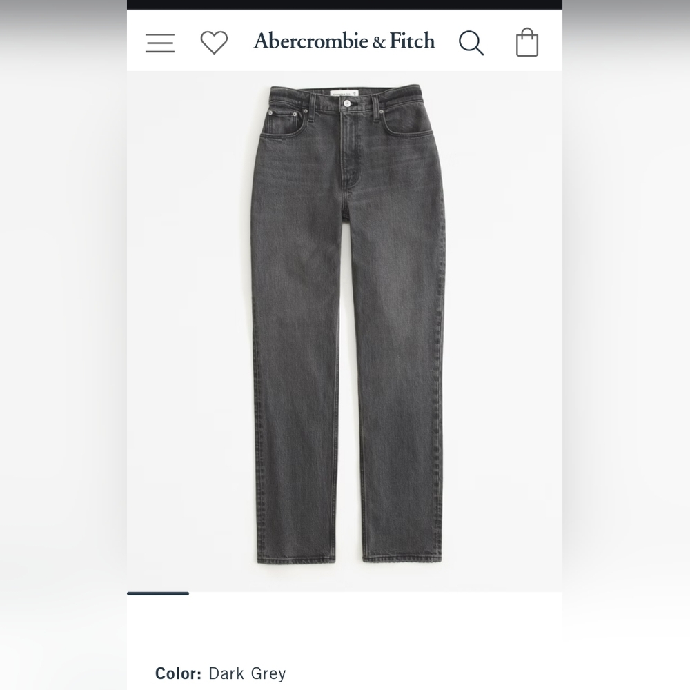 Abercrombie & Fitch Curve Love, Ultra High Rise Denim Jeans